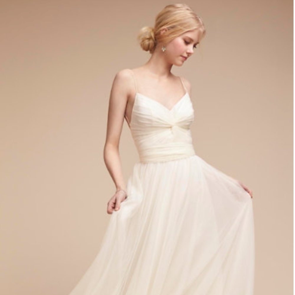 BHLDN Tinsley White Wedding Dress NWOT Never Worn